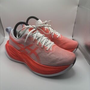 Asics Superblast Infrared Red/White Running Shoes Men's Size 6 EUC 1013A143